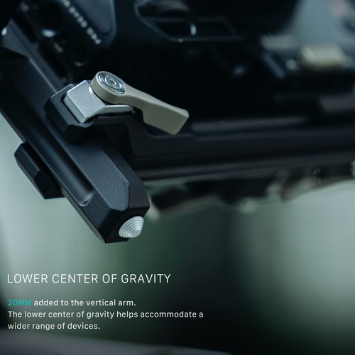 Tilta verlängerter Arm für RS3 Mini 360° drehbare Grundplatte Kamera Erweiterungshalterung - Bild 3 von 8