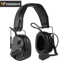 IDOGEAR Electronic Headset Ear Muffs Hearing Protection Noise Reduction Shooting