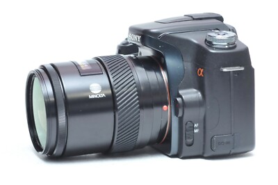 Sony Alpha A100 Digital SLR Camera With Minolta AF 28-85mm Lens