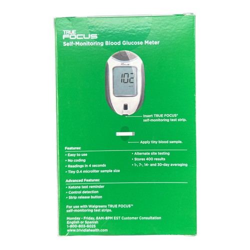Walgreens True Focus Self Monitoring Blood Glucose Meter Battery