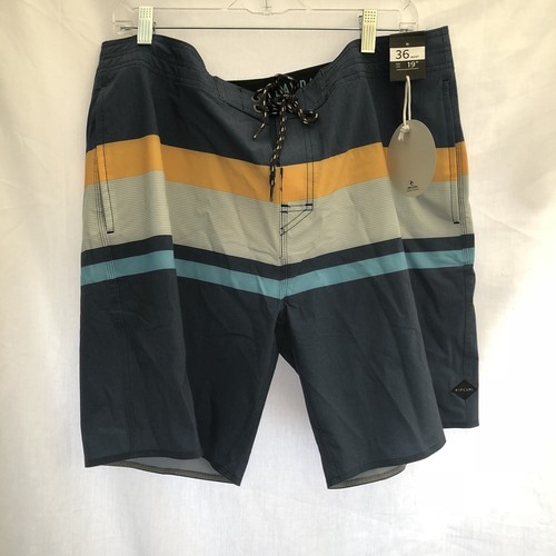 Rip Curl Lay Day Side Pocket Board Shorts Swim Bathing Suit 19” Mid leg Mens 36 - Picture 2 of 6