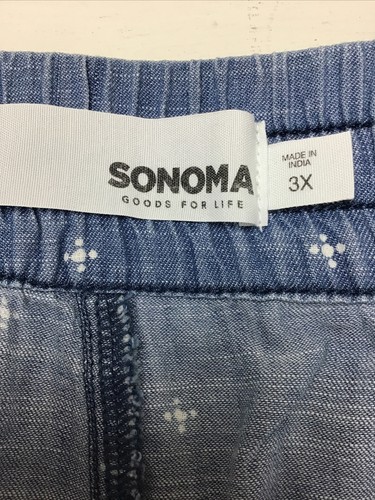 Womens Sonoma Shorts, Size 3X. Mid Rise, Ultra comfort Elastic Waist. New. - Picture 4 of 6