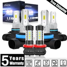 10000K LED Headlight Kit Bulbs Super Bright 30000LM For Lexus RX450h 2010-2015