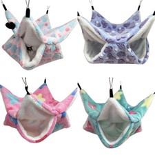 Small Pet Hammock Hamster House Comfortable Double-layer Plush Cotton Squirrel
