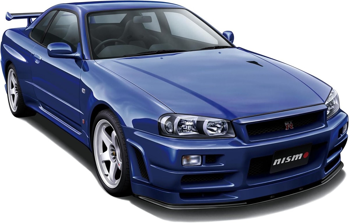 FUJIMI 1/24 Inch Up Series No.1003 NISSAN SKYLINE GT-R BNR34 w
