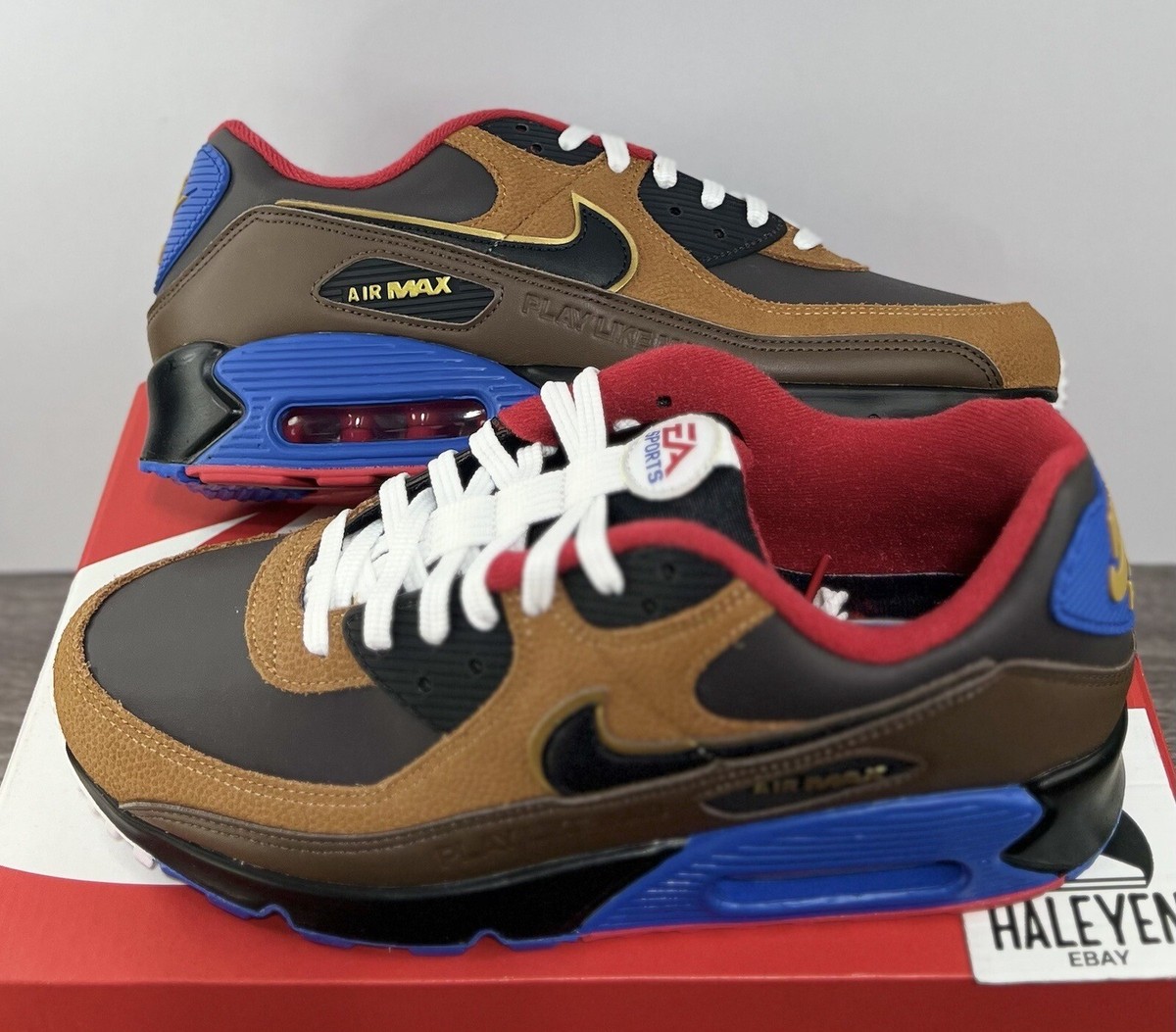 Size 15 EA Sports x NFL x Nike Air Max 90 Play Like Mad for sale