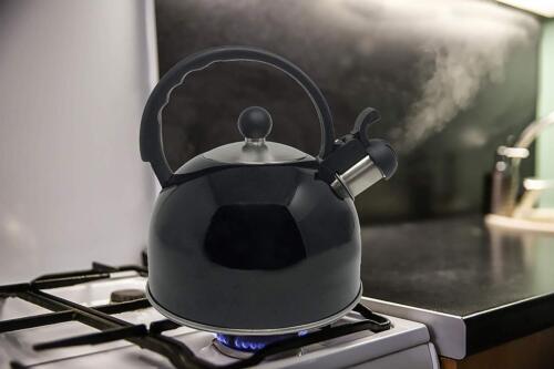 Venoly 2.5 Liter Tea Kettle - Modern Stainless Steel Whistling Tea Pot - Picture 9 of 31