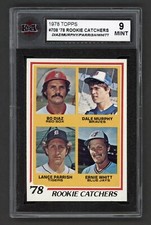 1978 TOPPS #708 DALE MURPHY LANCE PARRISH ROOKIE CARD KSA 9 MINT