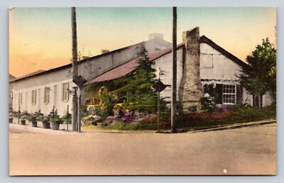 First Theatre In Monterey California P740 Hand Colored