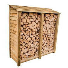 Large Tall Log Store, Heavy Duty Pressure Treated