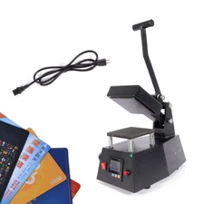 Digital Label Single Heat Press Machine 600W Clothing LOGO Printing 0-250 110V