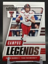 Patrick Mahomes 2021 Panini Contenders Draft Picks Campus Legends Quarterback
