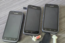 lot of 3 BLUEBIRD EF500 Mobile Handheld Computer Barcode Scanner