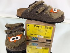 Birkenstock Fun Birk's Wool Felt Owls Clogs  Size EU 36 N Extremely Rare W Box