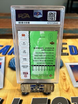 MICHAEL JORDAN PSA 10 2003 UPPER DECK UD TOP PROSPECTS #1