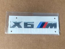 BMW F86 X6 M Genuine Rear Trunk Emblem "X6 M" Lettering Decal Badge NEW Logo