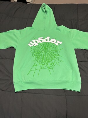 sp5der パーカー グリーン Sp5der Hoodie Lime green size Medium | eBay