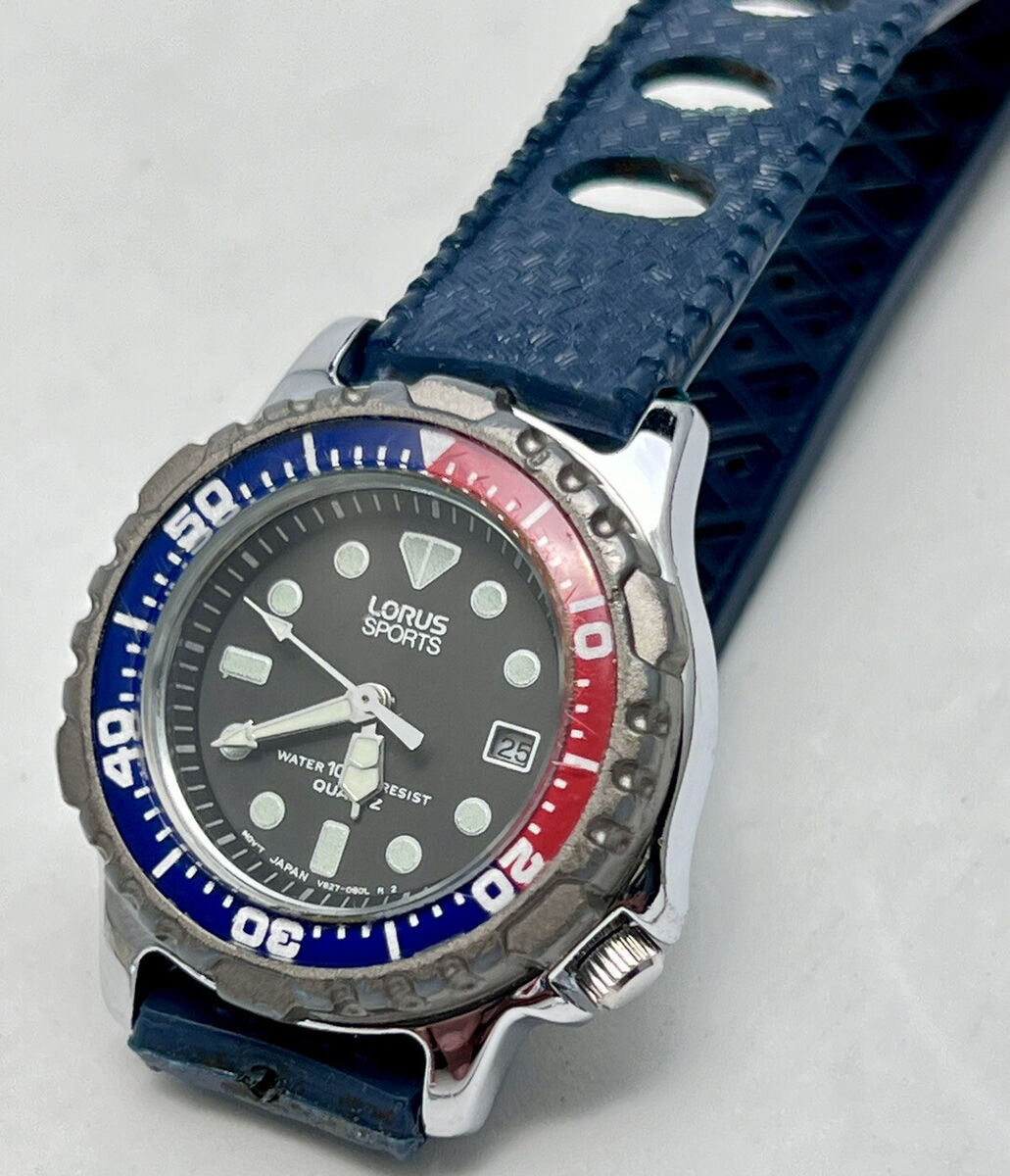 Vintage 1987 LORUS Seiko Sports 100 Women's 32mm Quartz Vintage 1987 LORUS Seiko Sports 100 Women's 32mm Quartz