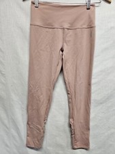 Free People Movement Revelation Leggings Small Light Pink Macrame Lattice Yoga