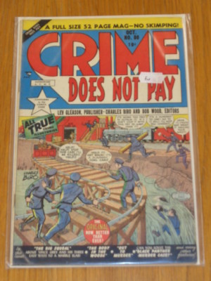 CRIME DOES NOT PAY #80 FN (6.0) LEV GLEASON COMICS OCTOBER 1949