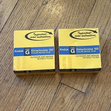  2 Kodak Ektachrome Super 8 160 Color Movie Film EG 464 Expired Type G Sealed
