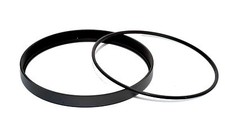Empty Filter Ring and Retainer 127mm 0.5mm Pitch Metal ring