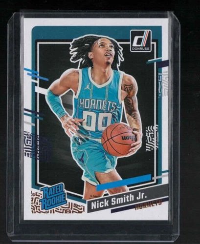 2023-24 Donruss #248 Nick Smith Jr Rated Rookie RC Charlotte Hornets