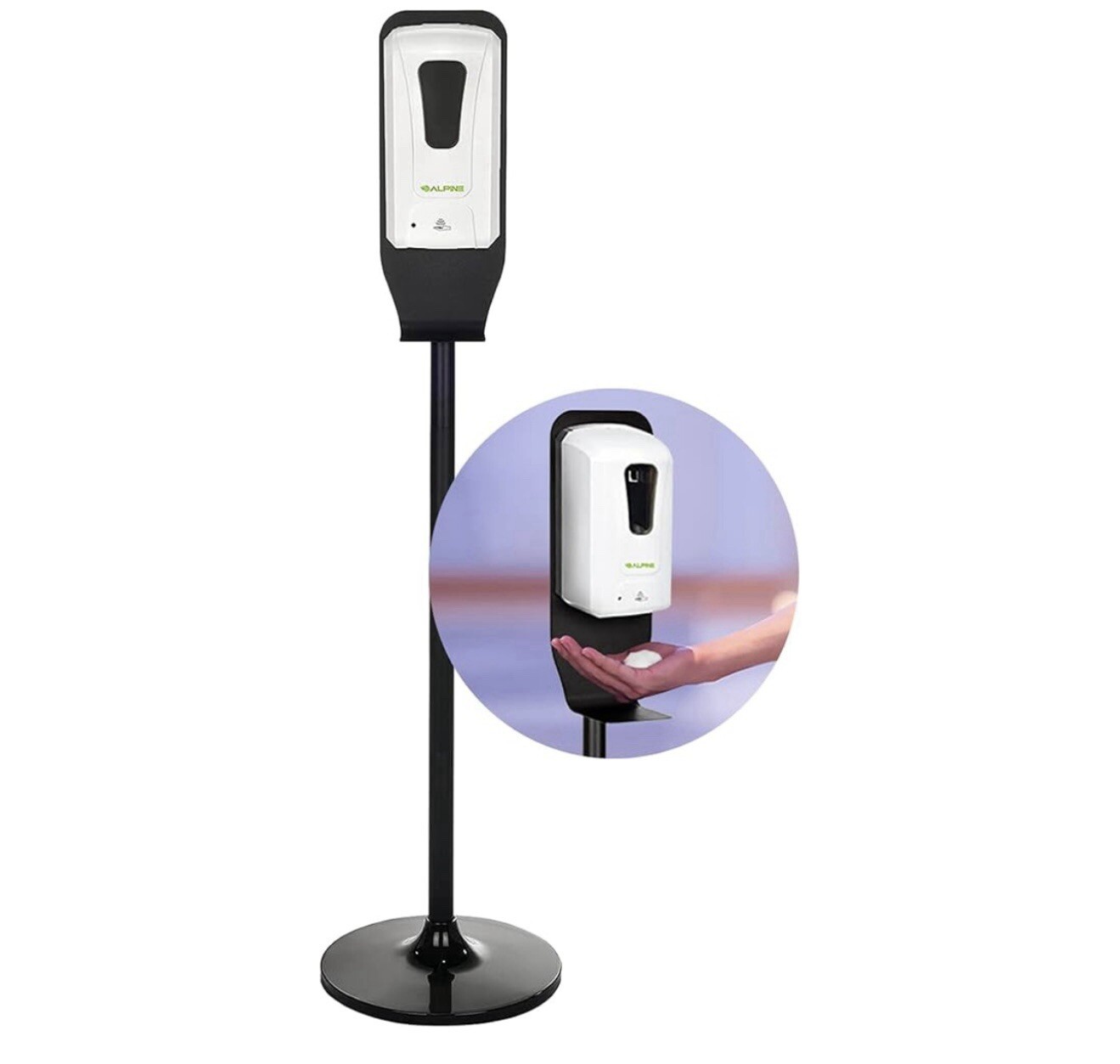 Alpine Automatic Hand Sanitizer, Other Gel Dispenser With Floor Stand
