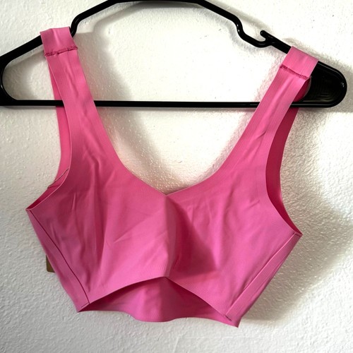 NEW with Tags SKIMS Naked Plunge Tank Bralette Bra Womens Size XXS Pink - Picture 4 of 4
