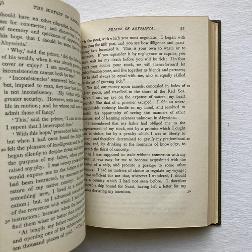 Vintage 1949 Johnson History of Rasselas Prince of Abyssinia Hardcover Oxford - Picture 7 of 11