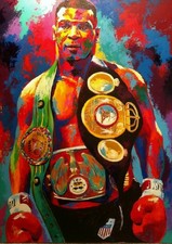 385381 Mike Tyson Boxer Boxing Sports WALL ROOM PRINT POSTER US
