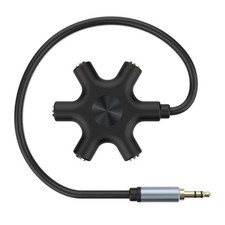 3.5mm Splitter Cable 1 Male To 5 Female Headphone 3.5mm Adapter Splitter