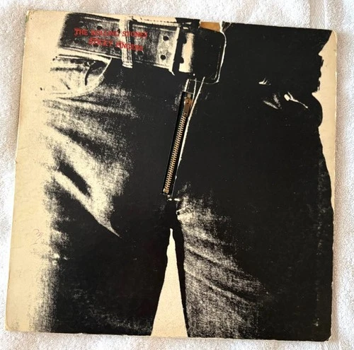 The Rolling Stones First Pressing Lp Sticky Fingers (Ri Press) On Rs - EXc