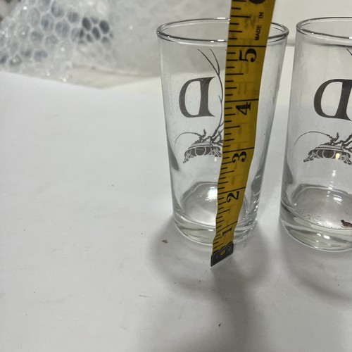 VTG "D" Initial Monogram Set Of 4,Old Fashion Glasses, Mid Century Style - Picture 3 of 4