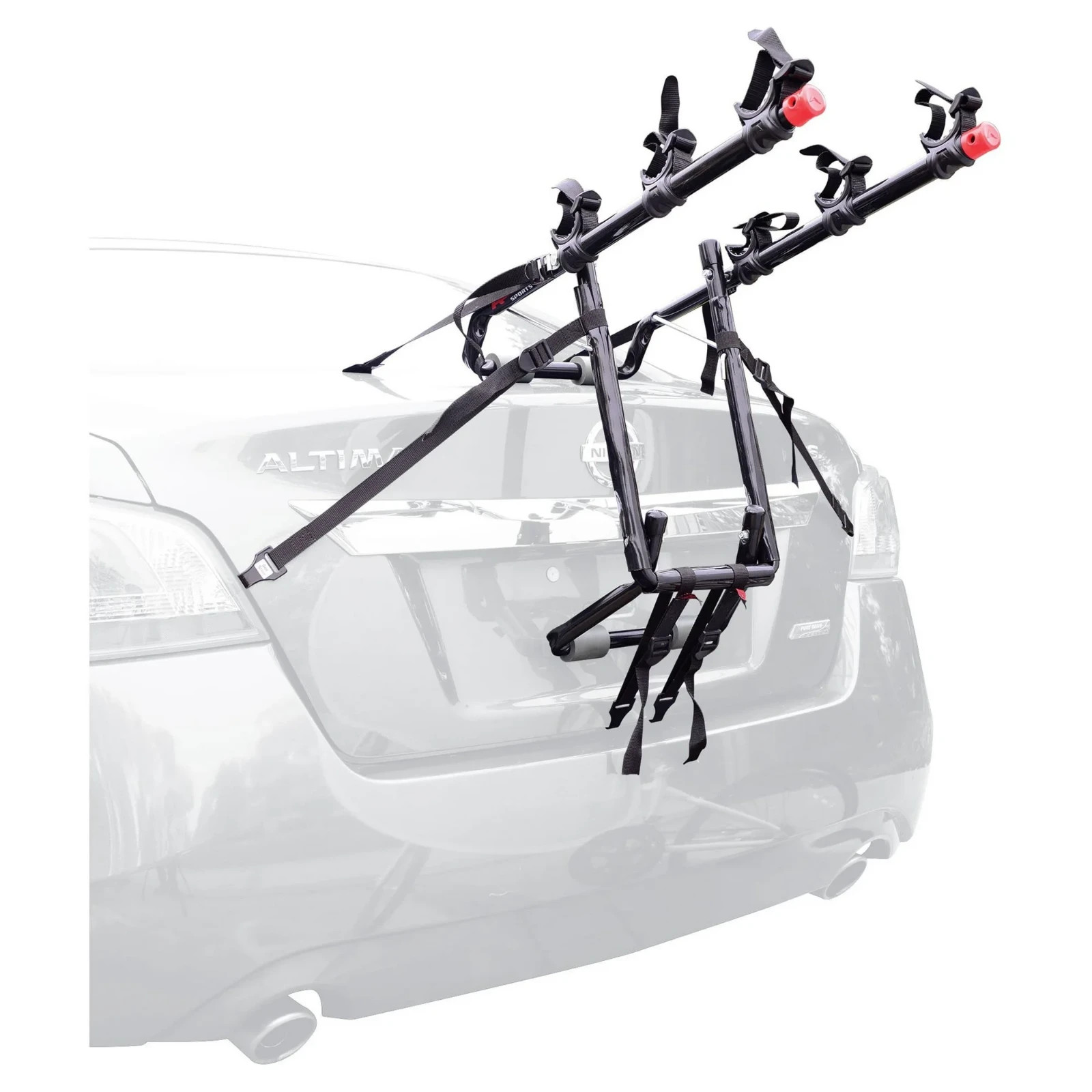 Allen Sports Deluxe 3-Bicycle Trunk Mounted Bike Rack Carrier, Model 103DN, Bla