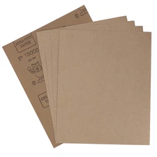 9X11 Inch 5 Sheets Sandpaper, Wet or Dry 15000 High Grit Extra Fine Sand Paper, 