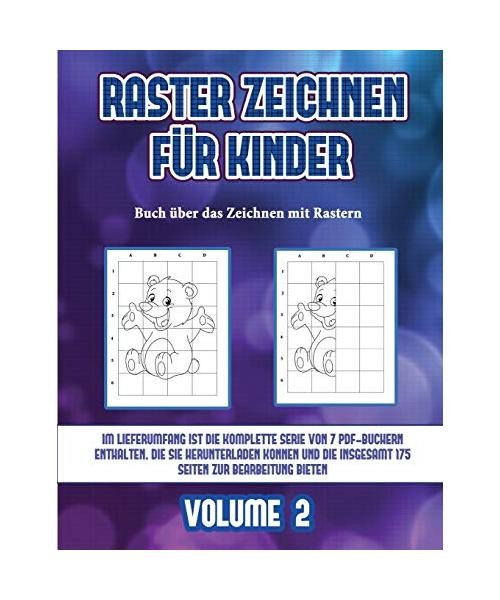 Buch über das Zeichnen mit Rastern [Raster zeichnen für Kinder - Volume 2]: Di