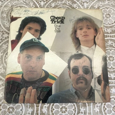 Cheap Trick CBS PROMO COPY One On One 1982 Vinyl LP First Pressing Epic - Image 1 of 4