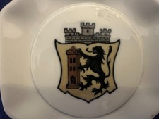 PM Meissen  selt. Zierteller m. Stadtwappen Meissen Scharfeuer