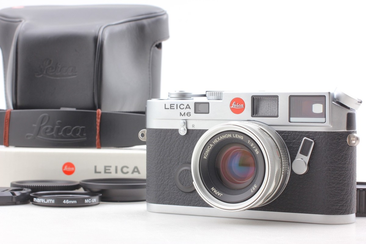 フィルムカメラ LEICA M6 nonTTL MINT】 Leica M6 0.72 Non TTL Film Camera + Hexanon 35mm f2 Lens