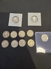 Lot of (11) 90% Silver Washington Quarters 1945-1964 & Proof 2005 2015