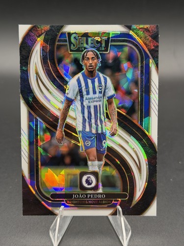 2024-25 Panini Select PL Mezzanine Joao Pedro White Ice Prizm /85 Chelsea 🔥💎