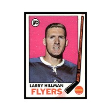 Larry Hillman 1969 Topps #90 Philadelphia Flyers Hockey Card EX