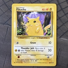 Pikachu 58/102 - 1999 Pokémon Base Set Unlimited WOTC TCG NM on eBay