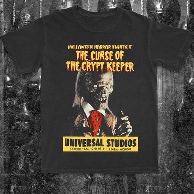 The Curse of the Crypt Keeper horror graphic Tee Unisex Short Sleeve Shirt S-5XL