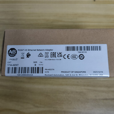Neu werkseitig versiegelt AB 1734-AENT POINT I/O Ethernet Netzwerkadapter 1734AENT