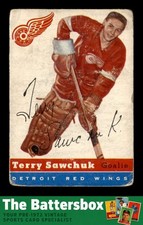 1954 Topps #58 Terry Sawchuk GOOD X3735364