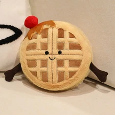 Jellycat Amuseables Rene Waffle Plush Cute NWT Strawberry Hat W/Dust Bag Gift