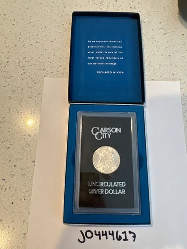 1884-CC Morgan Silver Dollar Mint State63+ Uncirculated  w  Original Box