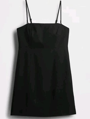 Gap Women's Linen-Blend Mini Dress Black. Size Large. Removable Strap | eBay